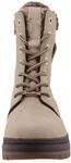Winterstiefel TOM TAILOR "Tom Tailor Stiefel", Damen, Gr. 36, beige (schwarz cream),