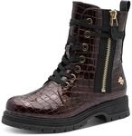 Schn&uuml;rboots MARCO TOZZI BY GMK, Damen, Gr. 37, cognac, Lacklederimitat,