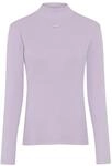 Longsleeve HUGO "Easy Longsleeve", Damen, Gr. L, lila (open lila 592), Single Jersey,