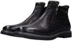 Stiefelette BUGATTI, Herren, Gr. 40, schwarz, Lederimitat, Schuhe Stiefelette,