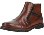 Stiefelette BUGATTI "bugatti Stiefelette Leder", Damen, Gr. 43, braun (cognac),