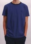 Shorty JOOP, Herren, Gr. S, blau (blau gestreift), Single Jersey, Obermaterial: 96%