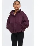 KIDS ONLY Kapuzenpl&uuml;schjacke "KOGNOMI TEDDY MIX JACKET VD OTW" mit Kapuze im tollen