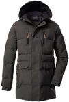 Steppmantel KILLTEC "KOW 238 BYS QLTD PRK", Jungen, Gr. 152, braun (stein),