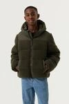 Garcia Steppjacke mit Kapuze mit Teddy-Fell for Boys