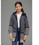 Longstrickjacke KANGAROOS "Long-Strickjacke mit modischen Ringelmuster von