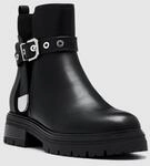 Stiefelette ESPRIT "LILLI", Damen, Gr. 37, Textil, schwarz, Lederimitat, Schuhe