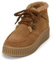 Schlupfboots MARC O'POLO "aus weichem Veloursleder", Damen, Gr. 36, braun (pure