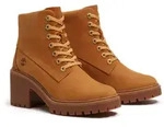 Schn&uuml;rboots TIMBERLAND "STONE HEIGHTS - MID LACE BOOT", Damen, Gr. 41,5, braun