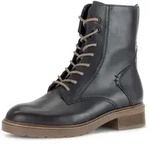 Schn&uuml;rstiefelette GABOR "Schn&uuml;rstiefelette", Damen, Gr. 35, schwarz (blau),...