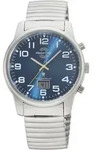 Funkuhr MASTER TIME "Super Power", silber (silberfarben, blau, blau),...