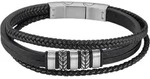 Armband LOTUS "Iron Road", schwarz (schwarz, edelstahlfarben), Armb&auml;nder,...
