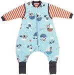 Babyschlafsack SCHLUMMERSACK "Schlafsack mit F&uuml;&szlig;en 3.5 Tog" Gr. 70, blau (pirat),