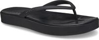 Zehentrenner CROCS "Miami Flatform Flip", Damen, Gr. 41, schwarz, Croslite&trade;,...