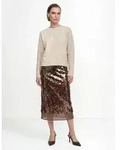 Strickpullover RICHROYAL "Rich & Royal", Damen, Gr. XS, beige (caffee latte),