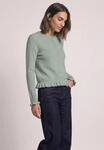 Cardigan STREET ONE, Damen, Gr. 34, eucalyptus gr&uuml;n meliert, Feinstrick, 37%