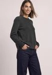 Strickpullover STREET ONE, Damen, Gr. 34, grau (armor grau meliert), Feinstrick, 37%