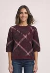 STREET ONE Kurzarmpullover mit Federgarn