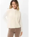 Rundhalspullover BRAX "Style ELISA", Damen, Gr. 38, ecru, Strick, 64%...