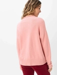 Strickpullover BRAX "Style LEA", Damen, Gr. 38, rosa, Strick, 64% Baumwolle, 23%