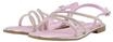 Sandale BUFFALO "Buffalo KIRA SND", Damen, Gr. 36, rosa (pink, silber), Baumwolle,
