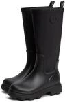 Tommy Hilfiger Gummistiefel "TH STAMP WARM KNEE RAIN BOOT" Blockabsatz,...