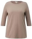 s.Oliver CURVE 3/4-Arm-Shirt mit U-Boot-Ausschnitt / Gro&szlig;e Gr&ouml;&szlig;en