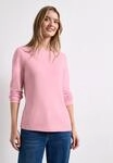 STREET ONE Langarmshirt in Unifarbe