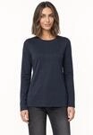 STREET ONE Langarmshirt in Unifarbe