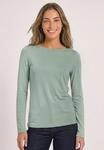 STREET ONE Langarmshirt mit U-Boot-Ausschnitt