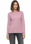 Langarmshirt STREET ONE, Damen, Gr. 34, sanftes wei&szlig;, quiet rose, Web, 50%
