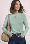 STREET ONE Langarmshirt Turtle Neck mit Cut-Out-Detail
