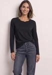 STREET ONE Langarmshirt mit Spitze