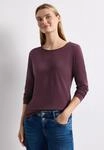 STREET ONE Langarmshirt aus reiner Baumwolle