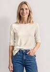 STREET ONE Langarmshirt mit U-Boot-Ausschnitt