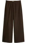 Stoffhose MARC O'POLO "MARGO WIDE", Damen, Gr. 40, N-Gr, braun, Obermaterial:...