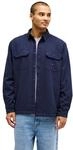 Langarmhemd QUIKSILVER "Venture Solid", Herren, Gr. L, blau (schwarz navy),