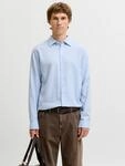 Jack & Jones Langarmhemd "JJEFIELD MELANGE SHIRT LS SN" Baumwolle, normal...