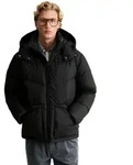 Outdoorjacke MARC O'POLO DENIM "mit abnehmbarer Kapuze", Herren, Gr. S, braun