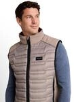 Steppweste TOM TAILOR, Herren, Gr. XXL, beige (driftwood taupe), Steppware,