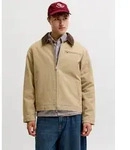 Outdoorjacke JACK & JONES "JORCHAMBERI WORKER JACKET SN", Herren, Gr. L, beige