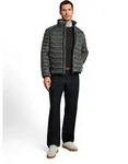 Steppjacke TOM TAILOR, Herren, Gr. XXL, schwarzest olive, Web, Obermaterial:...