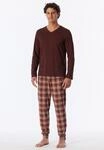 Schiesser Schlafanzug "Casual Essentials" 2 mit bequemen B&uuml;ndchen