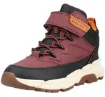 Stiefelette GEOX "Geox Stiefelette Lederimitat/Textil", Jungen, Gr. 31, rot