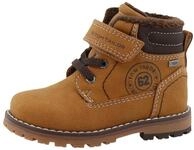 Winterstiefelette TOM TAILOR, Kinder, Gr. 19, Warmfutter, camelfarben, Lederimitat,