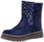Stiefel RICHTER "Anna", M&auml;dchen, Gr. 26, blau, Veloursleder, Schuhe Stiefel,