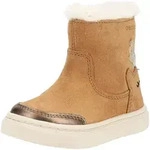 Stiefelette GEOX "Geox Stiefelette Veloursleder", Damen, Gr. 21, beige (whisky),