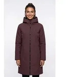 Daunenmantel JACK WOLFSKIN "FIORA BAY COAT W RDS", Damen, Gr. XS, lila (sheer...