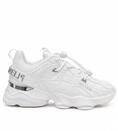 Sneaker PLEIN SPORT "Running-Sneaker", Herren, Gr. 36, Normalschaft, wei&szlig; (01,