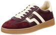 Sneaker GANT "Gant Sneaker Leder", Damen, Gr. 37, rot (wine), Leder, Schuhe Sneaker